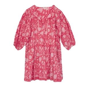 *RARE* Marea Casita Mini Dress in Magenta Hibiscus